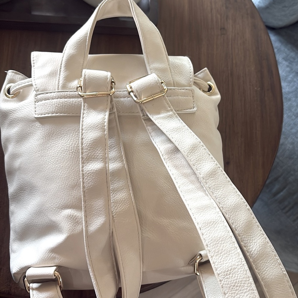Mini Faux Leather Backpack - Picture 2 of 2